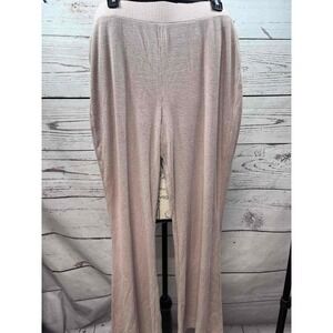 Maurices ‎ Rose Pink Pleated Ribbed High Waist Sweatpants  XL